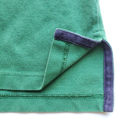 Vintage Polo Shirt Mens XL Kelly Green Short Sleeve Cotton Preppy Golf Siegfried - Picture 6 of 12